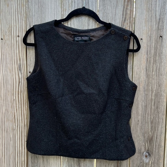 Ellen Tracy Tops - LINDA ALLRED ELLEN TRACY Wool Shell Top Women’s 8